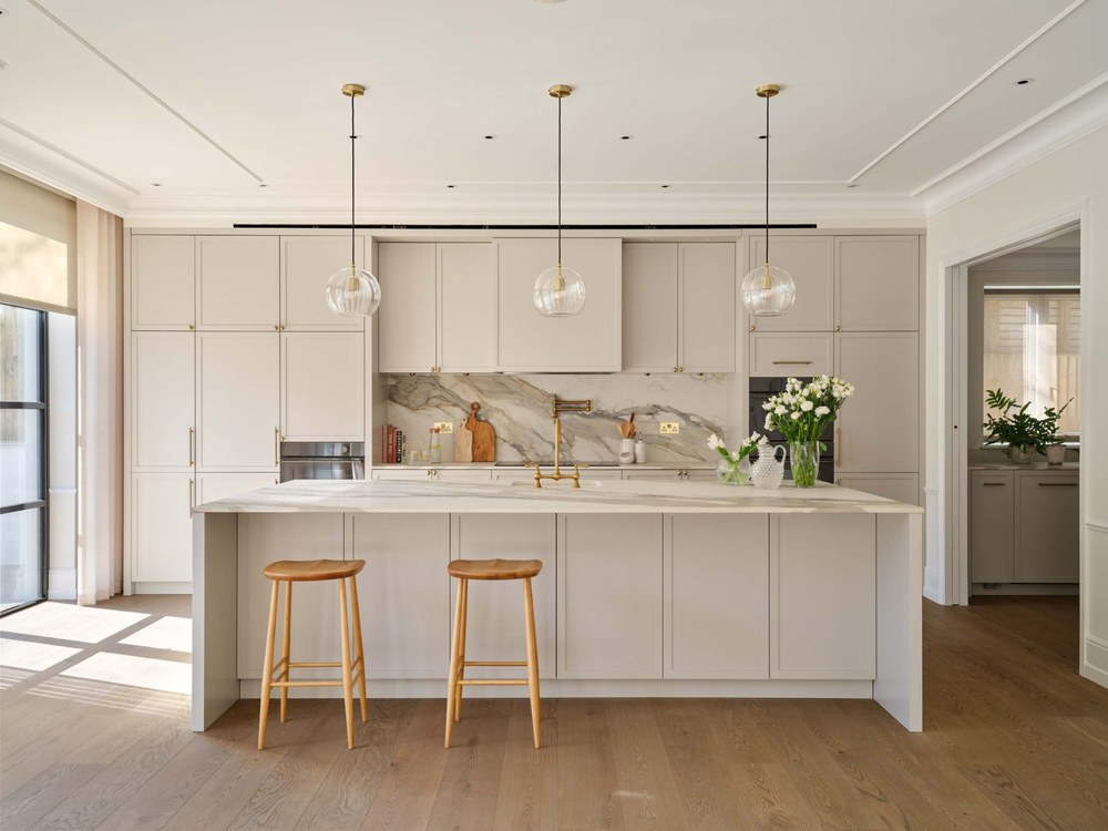 Completed private residential kitchen